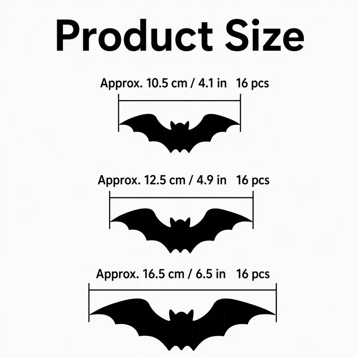 3D Bat Light LED Decorations, 12pcs/24pcs Halloween Spooky Ornaments, Bendable Wall Stickers with Smooth Bubble-Free Application, Easy Install Battery Powered Glowing Decor, Indoor Decor for Home, Party, Window, Door, Festival