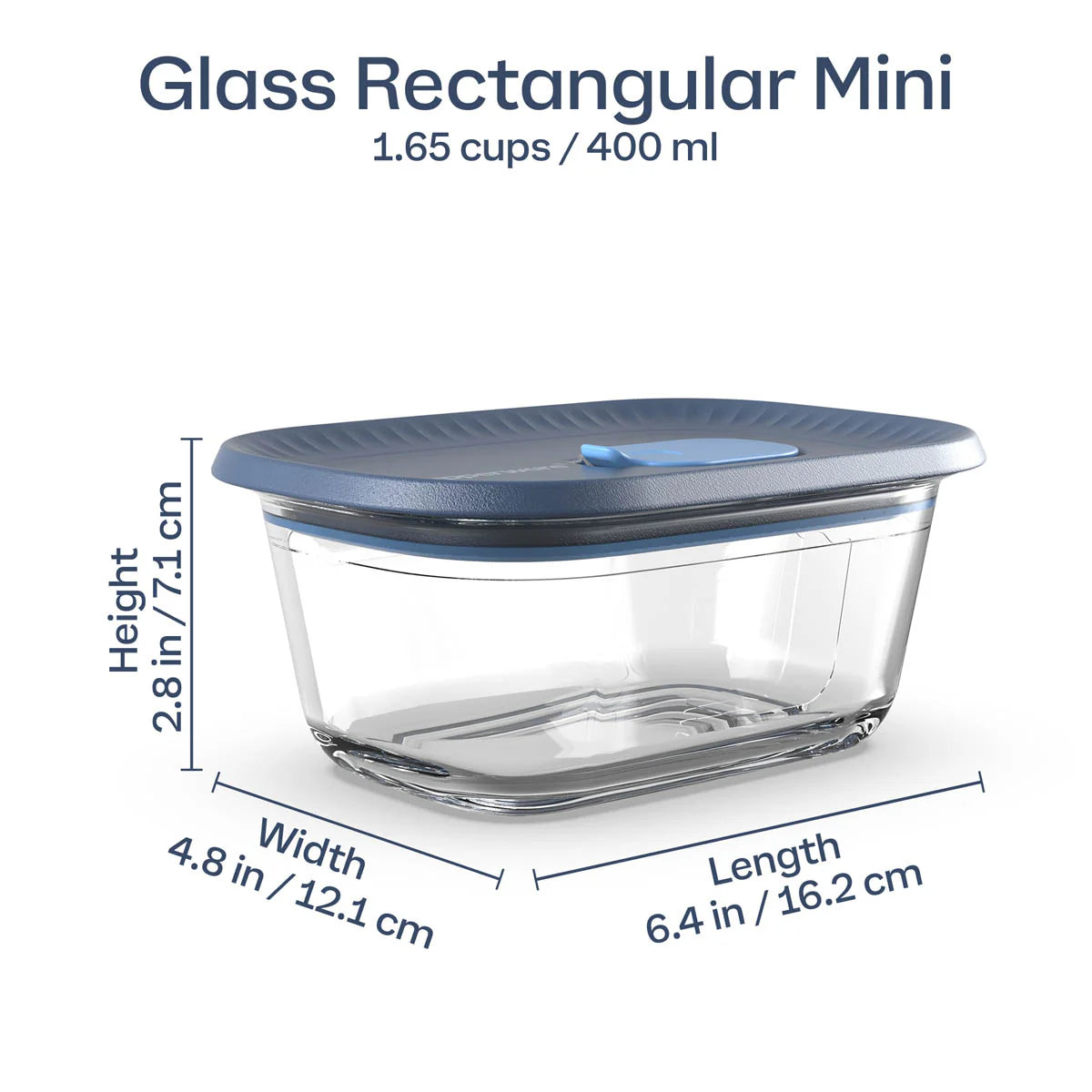 Voila�?Glass Food Storage Containers | Set of 4