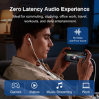 USB-C Headphones with Mic & Volume Control- HiFiStereo Earbuds for iPhone 1717 Pro/16/15, Samsung S25/S24/S23, Pixel 10/9, OnePlus & USB-C Phones