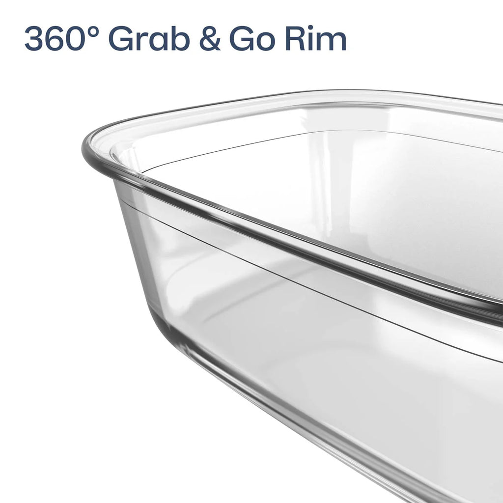 Voila�?Glass Food Storage Containers | Set of 4