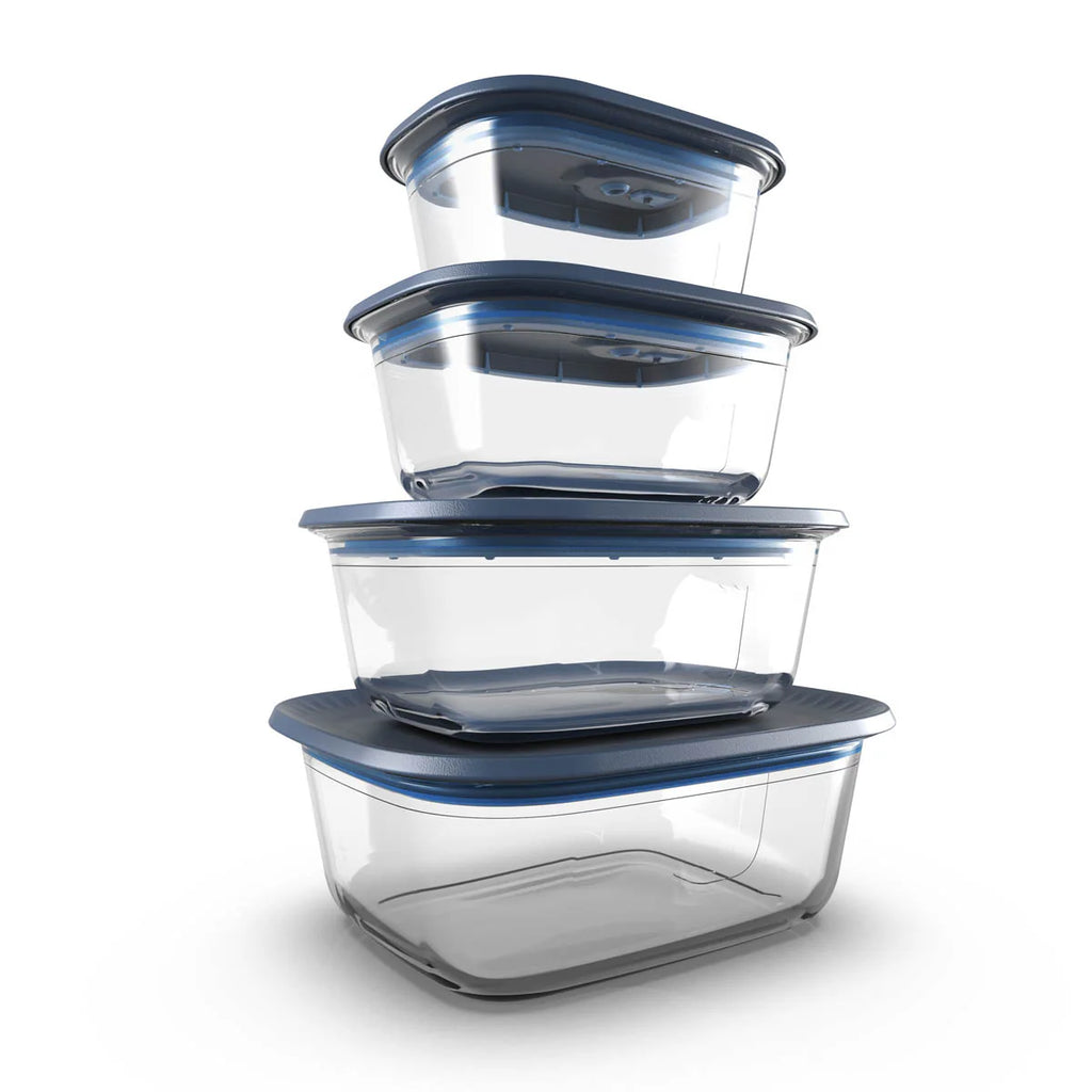 Voila�?Glass Food Storage Containers | Set of 4