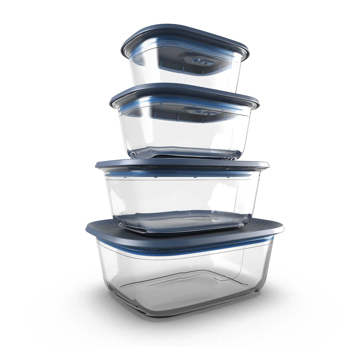Voila�?Glass Food Storage Containers | Set of 4