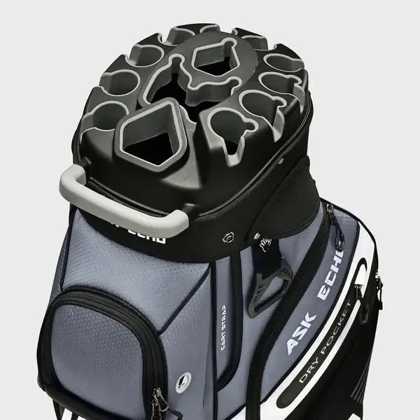 Golf T-Lock 14-Way Cart Bag – Quiet, Stable & Spacious