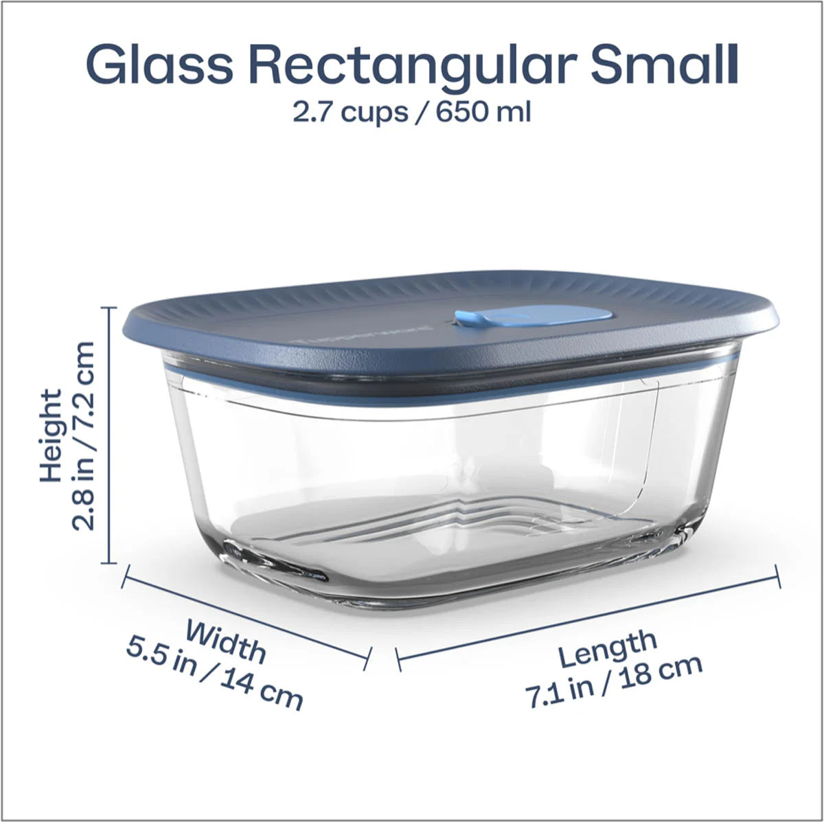 Voila�?Glass Food Storage Containers | Set of 4
