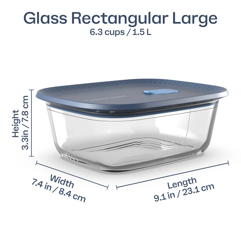 Voila�?Glass Food Storage Containers | Set of 4