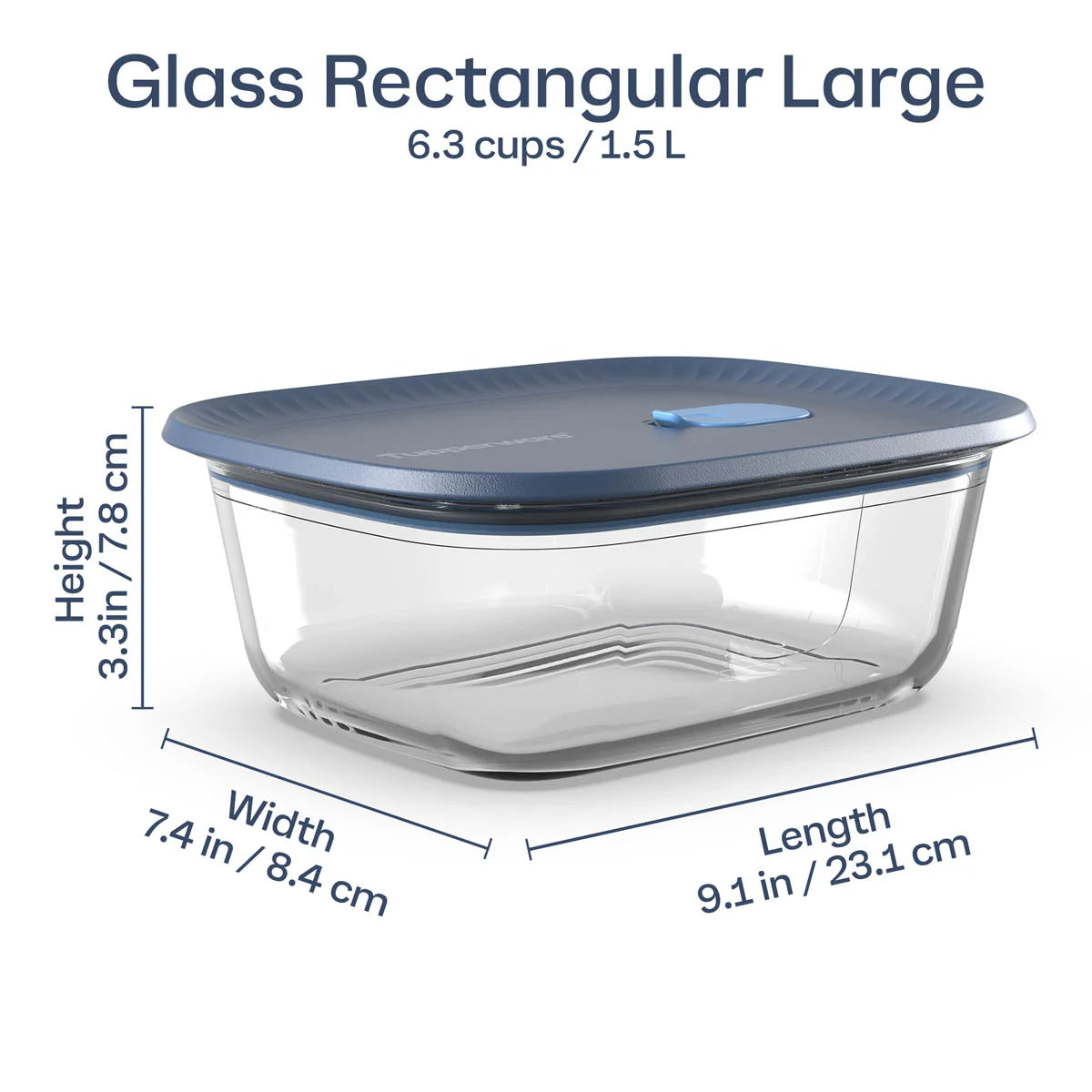 Voila�?Glass Food Storage Containers | Set of 4