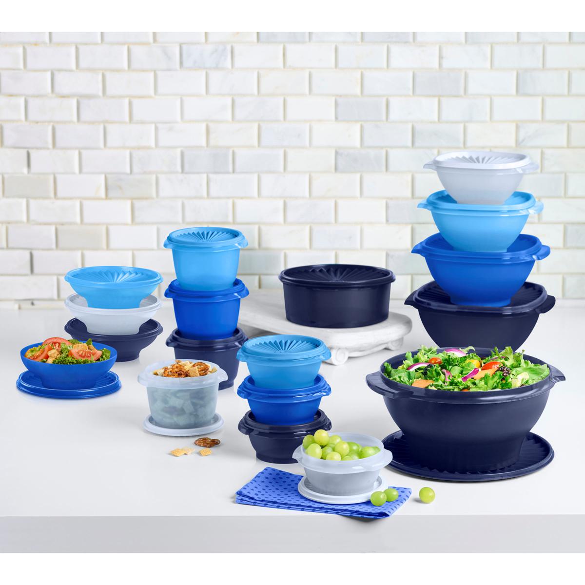 🔥BUY 2 GET 1 FREE!!!-🥣Tupperware Heritage Collection, 36-Piece Vintage Pastel Set (18 Containers + 18 Lids)